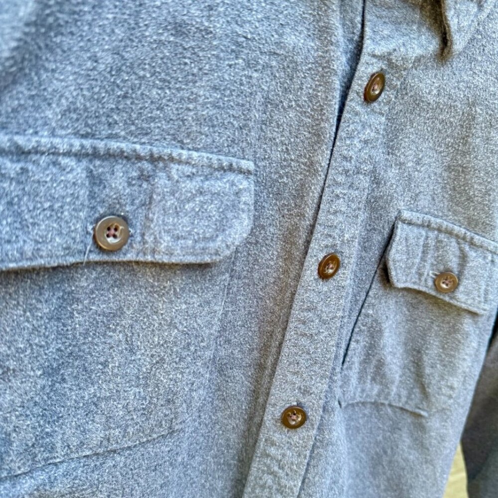 Land's End Flannel Button-Down Shirt